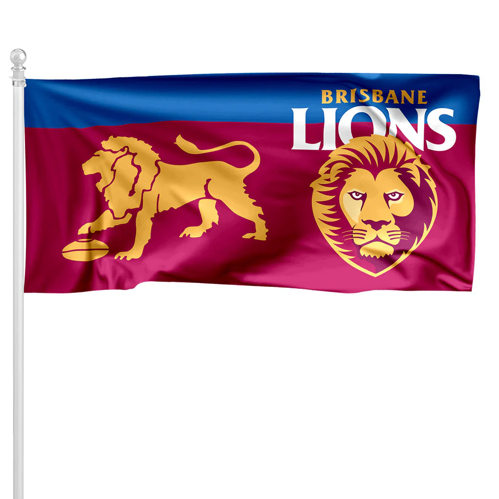 Brisbane Lions Pole Flag - Image 2