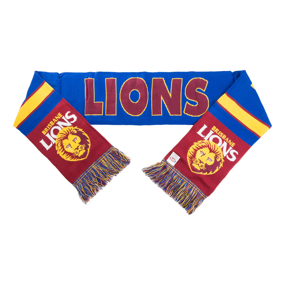 Brisbane Lions Retro Scarf - Image 3