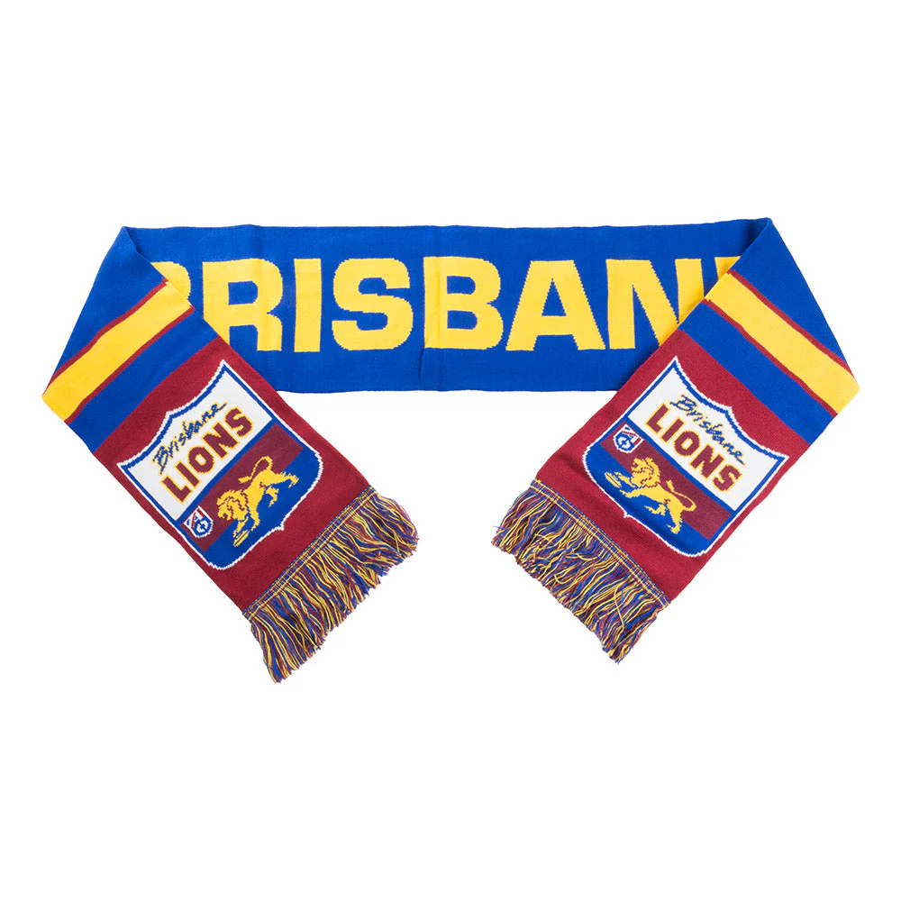 Brisbane Lions Retro Scarf - Image 5