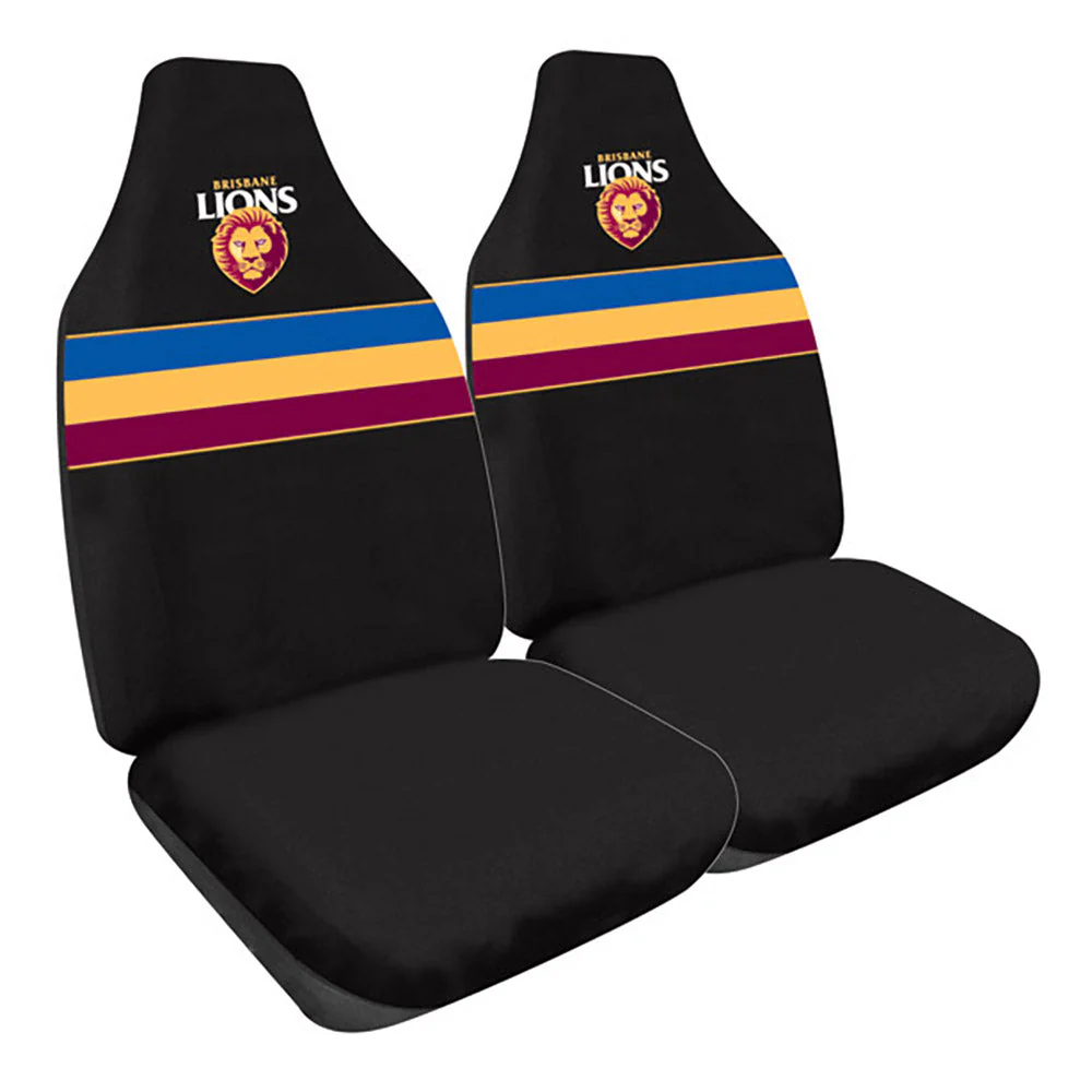 Brisbane Lions Set Of 2 Car Seat Covers - Image 2