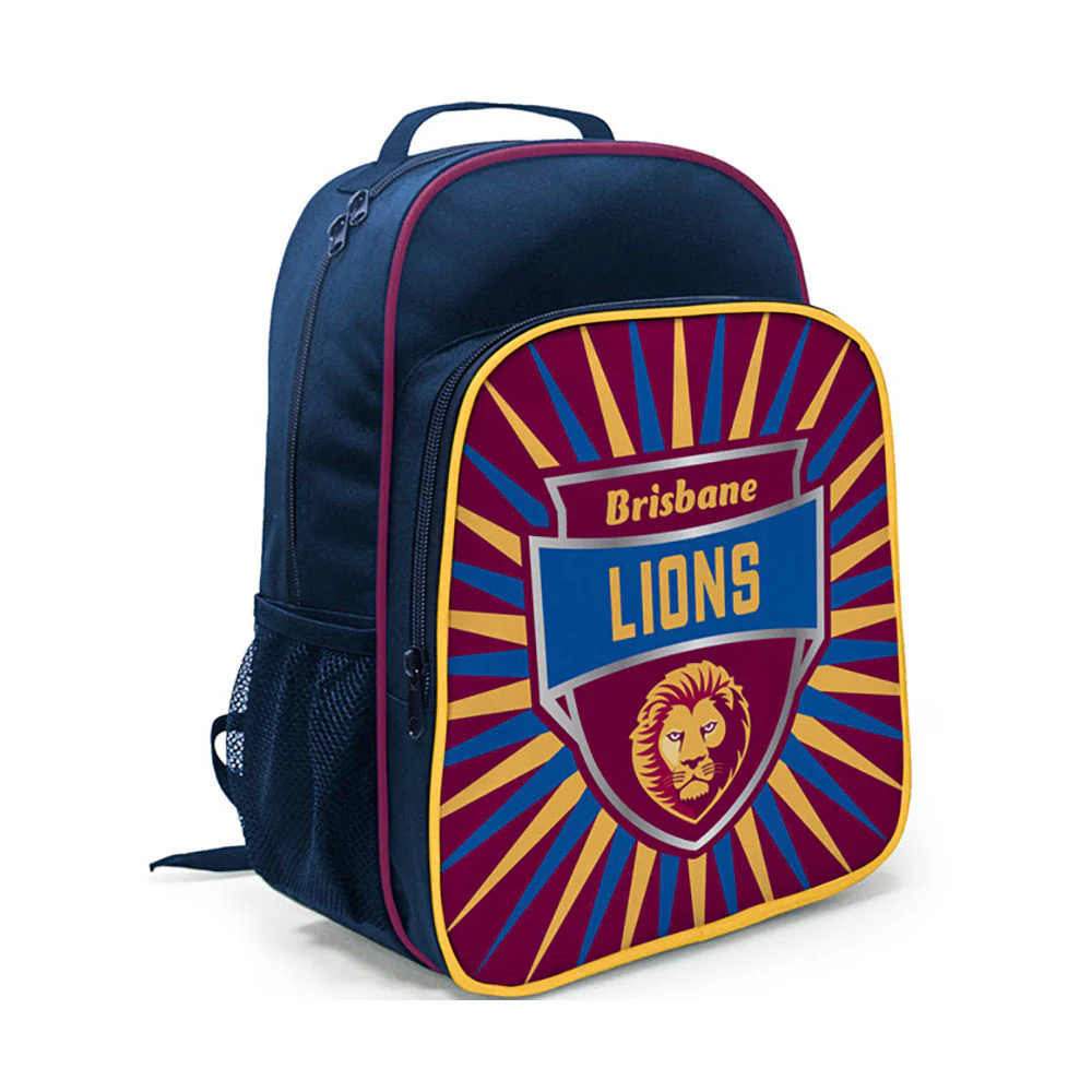 Brisbane Lions Shield Junior Backpack - Image 2