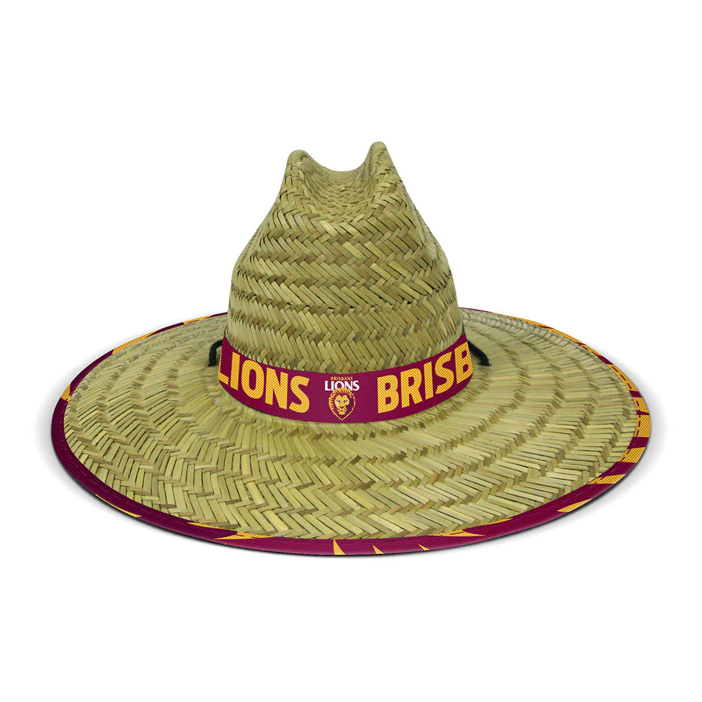 Brisbane Lions Straw Hat - Image 3