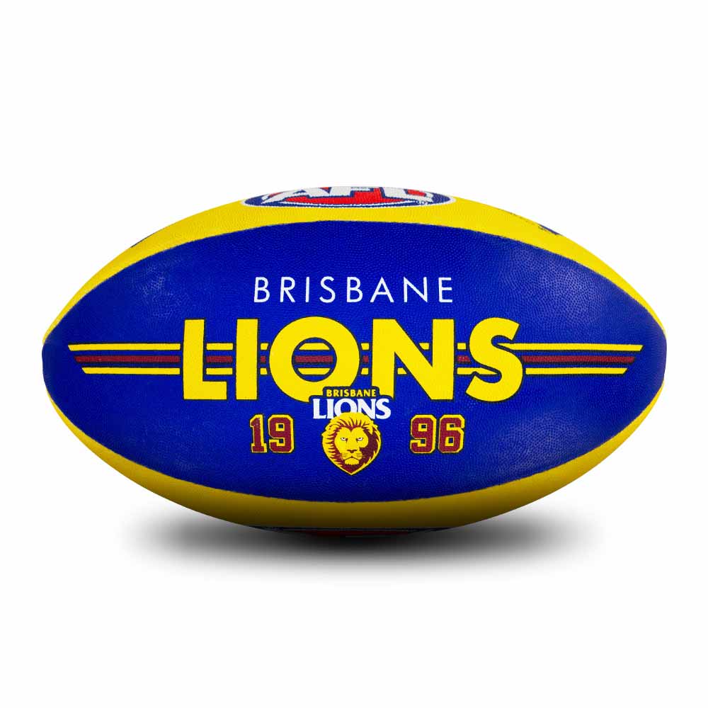 Brisbane Lions Synthetic All Surface Football - Size 5 - Image 8