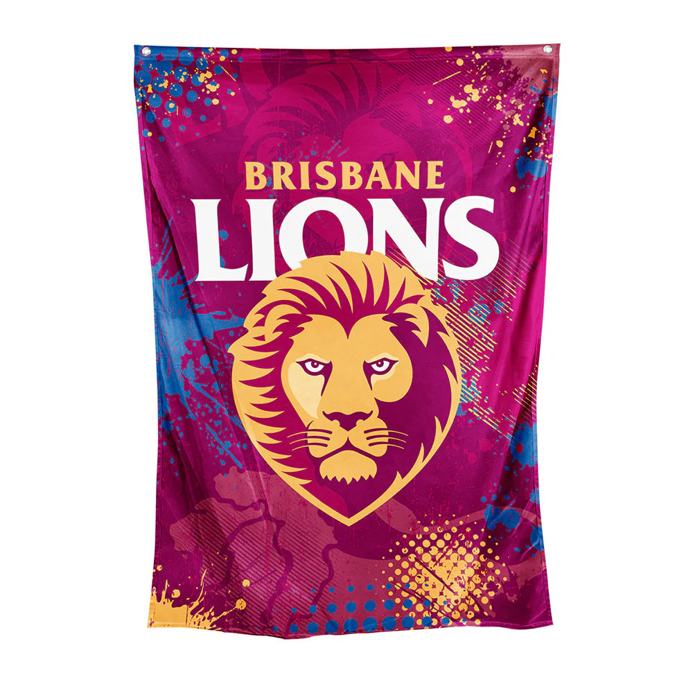 Brisbane Lions Wall Flag - Image 2
