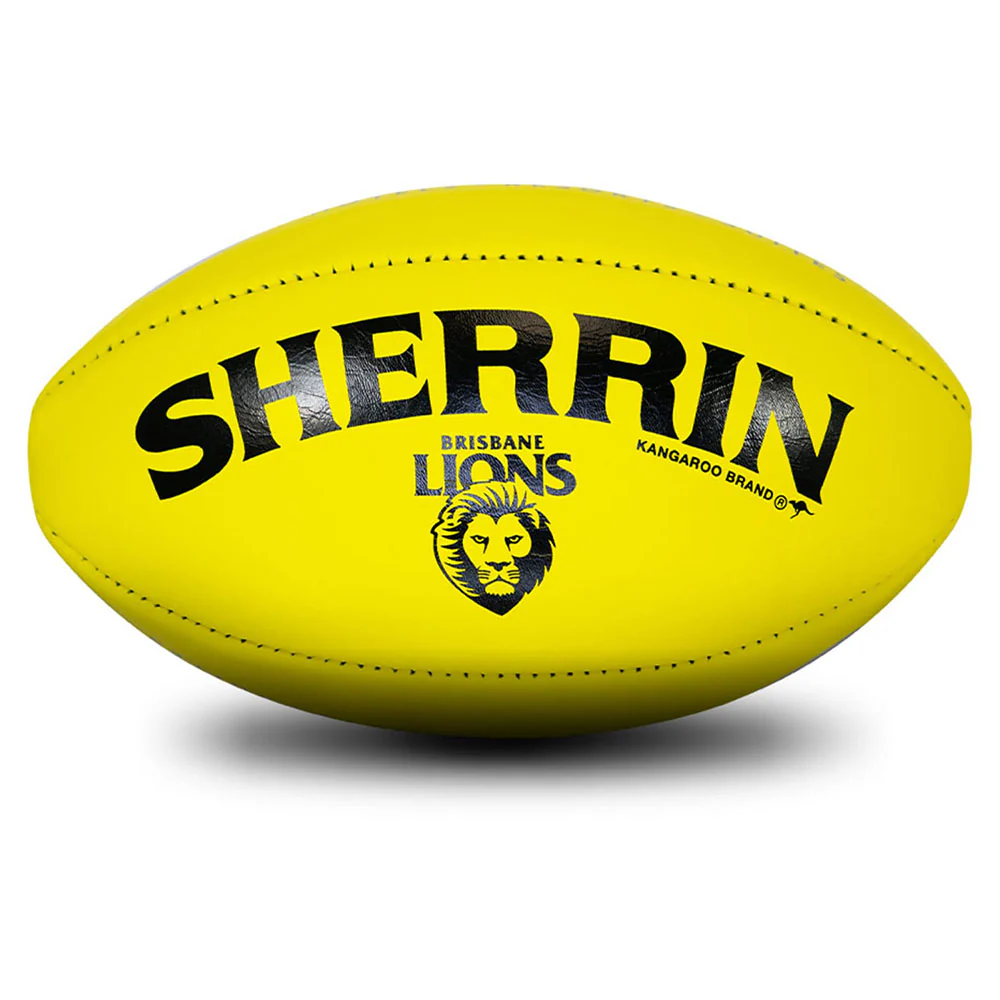 Brisbane Lions Yellow Official Game Ball