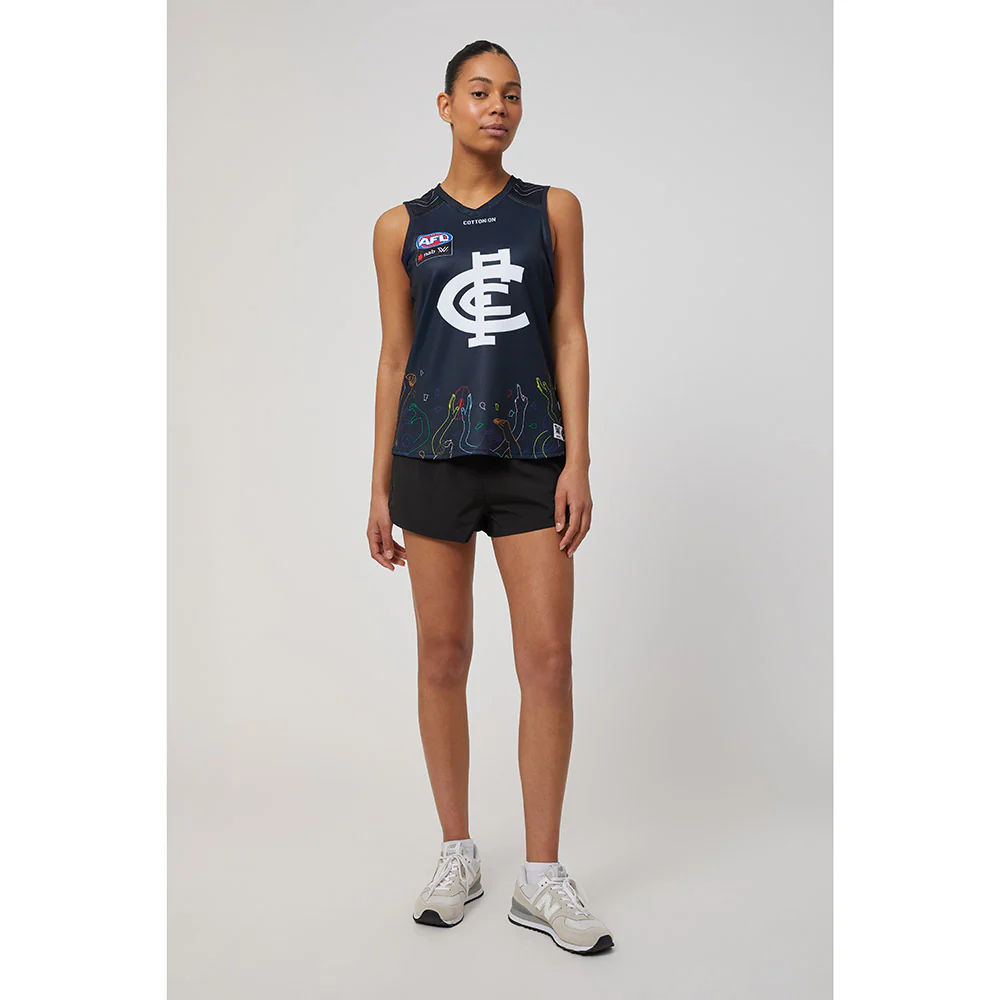 Carlton AFLW Season 7 Womens Pride Guernsey
