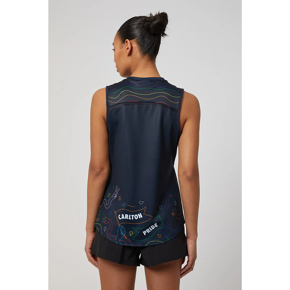 Carlton AFLW Season 7 Womens Pride Guernsey - Image 3