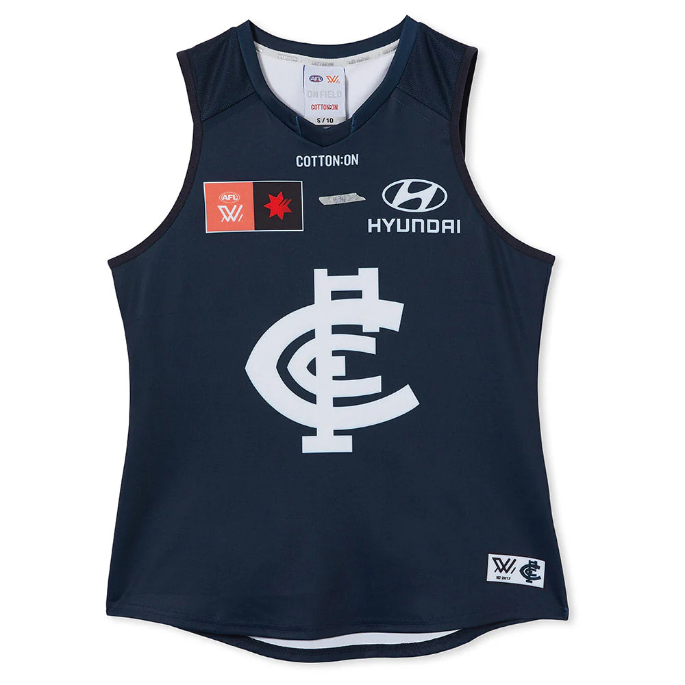 Carlton Season 8 AFLW Authentic Home Guernsey - Image 5