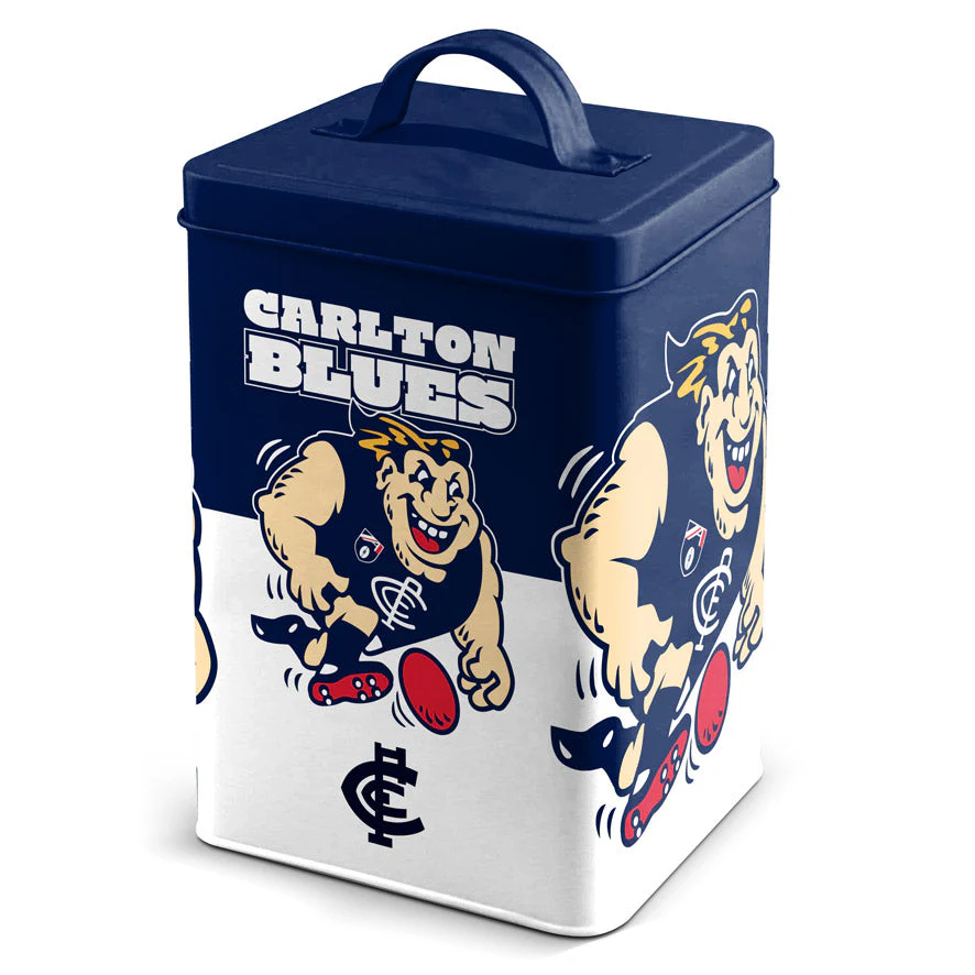 Carlton Retro Mascot Cookie Tin