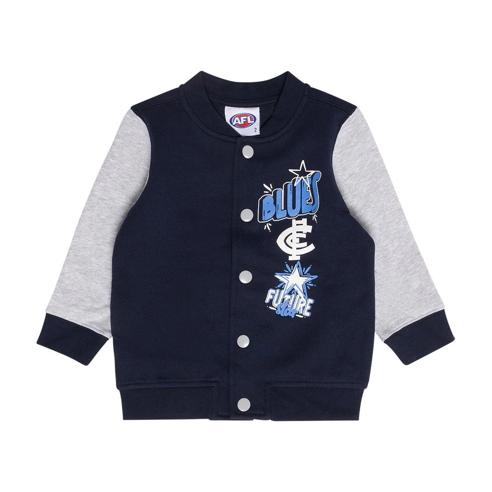 Carlton Kids Varsity Fleece Jacket - Image 2