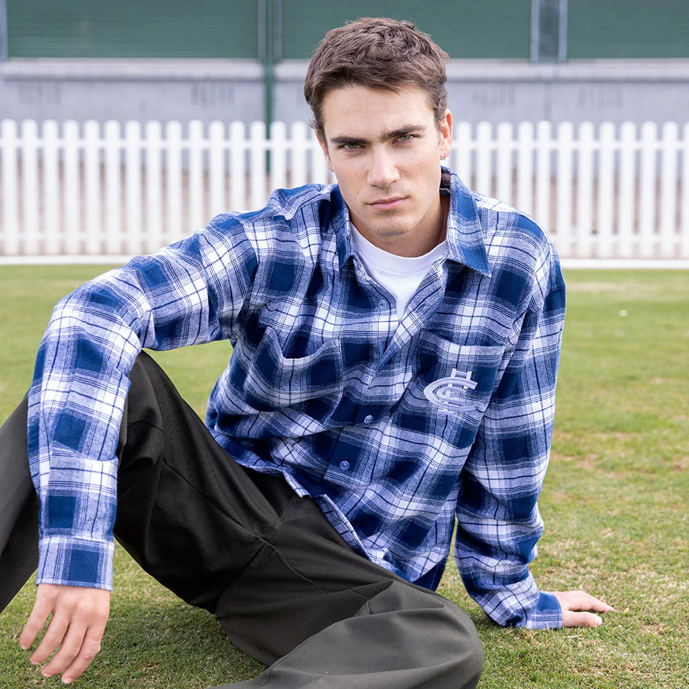 Carlton Mens Check Flannel Shirt - Image 9