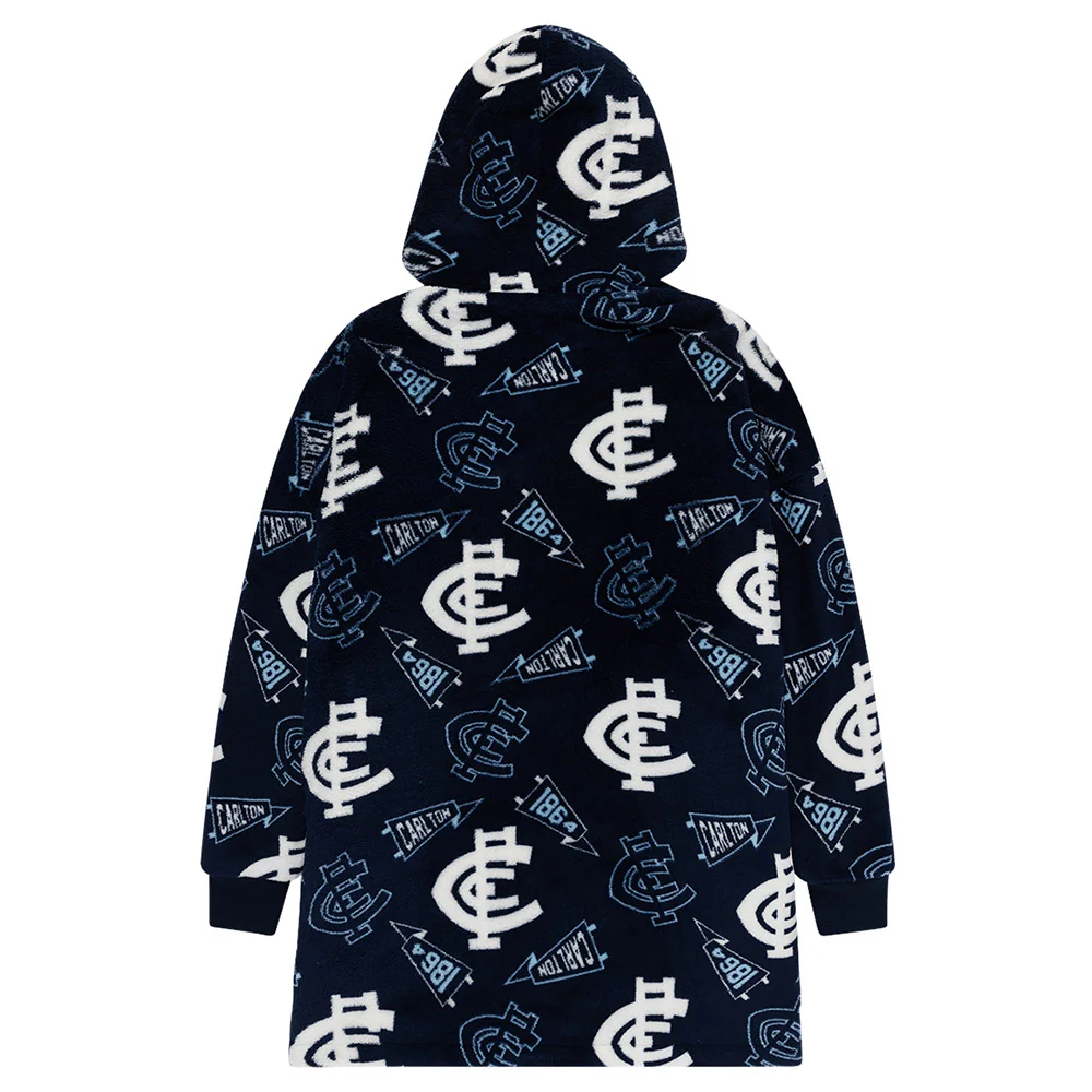 Carlton Adult Sherpie Oversized Fleece Hoodie - Image 2