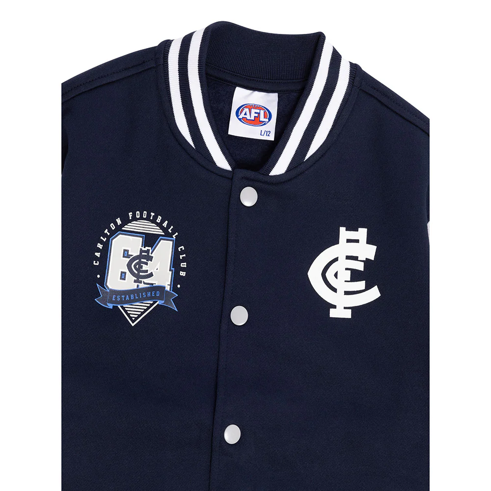 Carlton Youth Varsity Fleece Jacket - Image 3