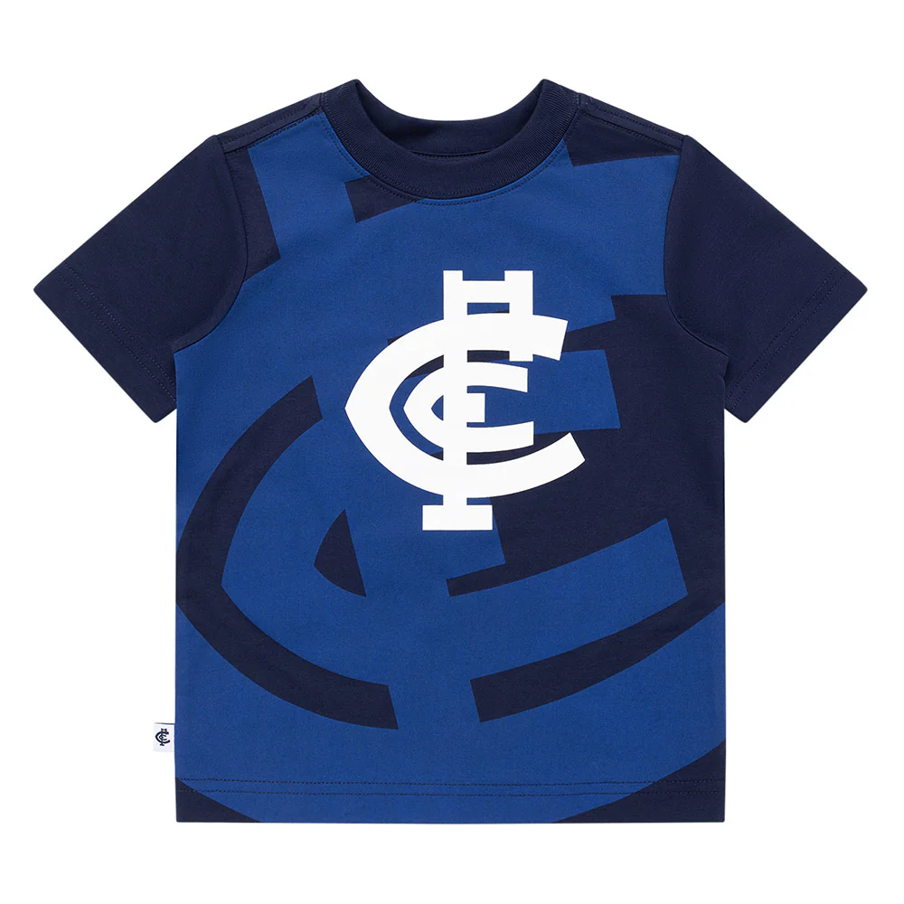 Carlton Youth Oversize Crop Logo Tee
