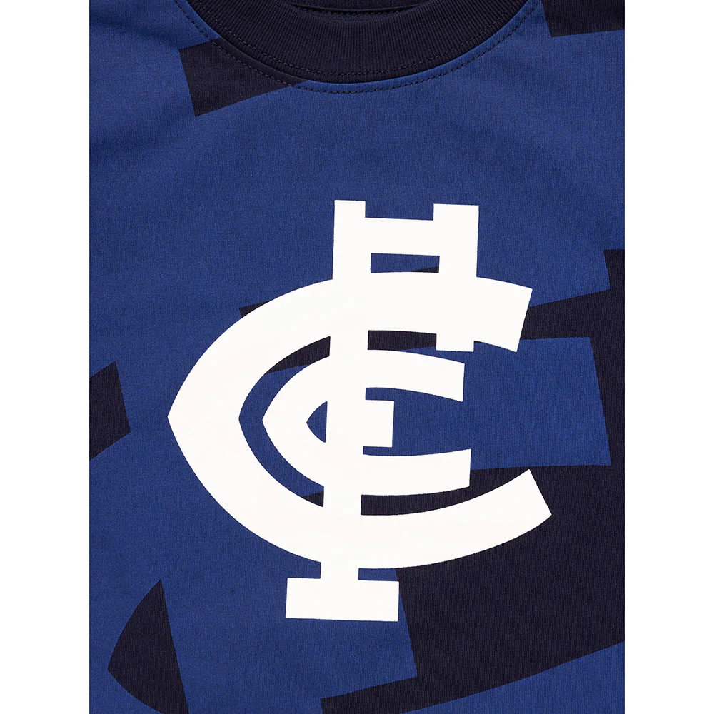 Carlton Youth Oversize Crop Logo Tee - Image 3