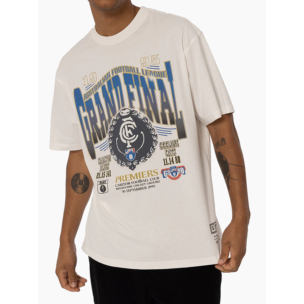 Carlton Mitchell & Ness '95 Grand Final News Tee - Image 3