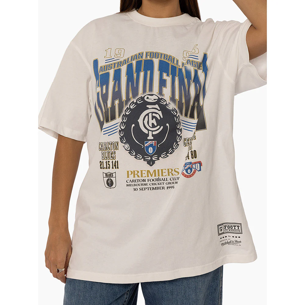 Carlton Mitchell & Ness '95 Grand Final News Tee - Image 6