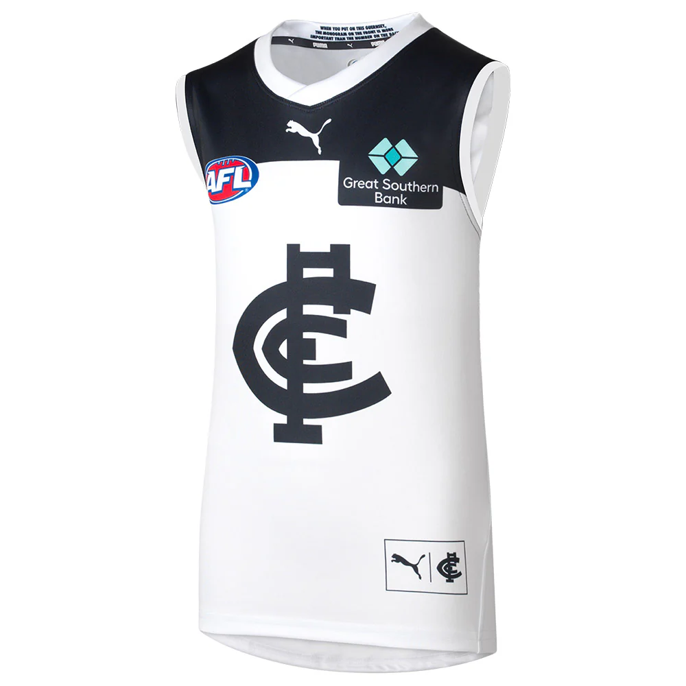 Carlton 2024 Authentic Mens Clash Guernsey - Image 7
