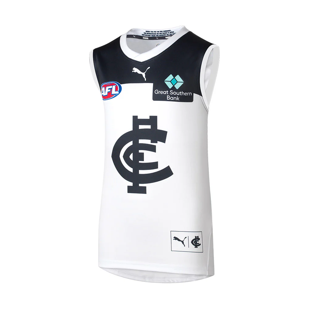 Carlton 2024 Authentic Youth Clash Guernsey