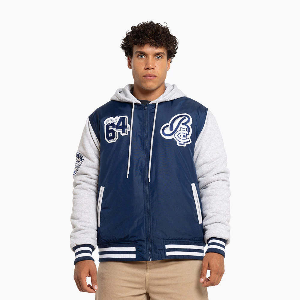 Carlton Adult Patchwork Bomber Jacket