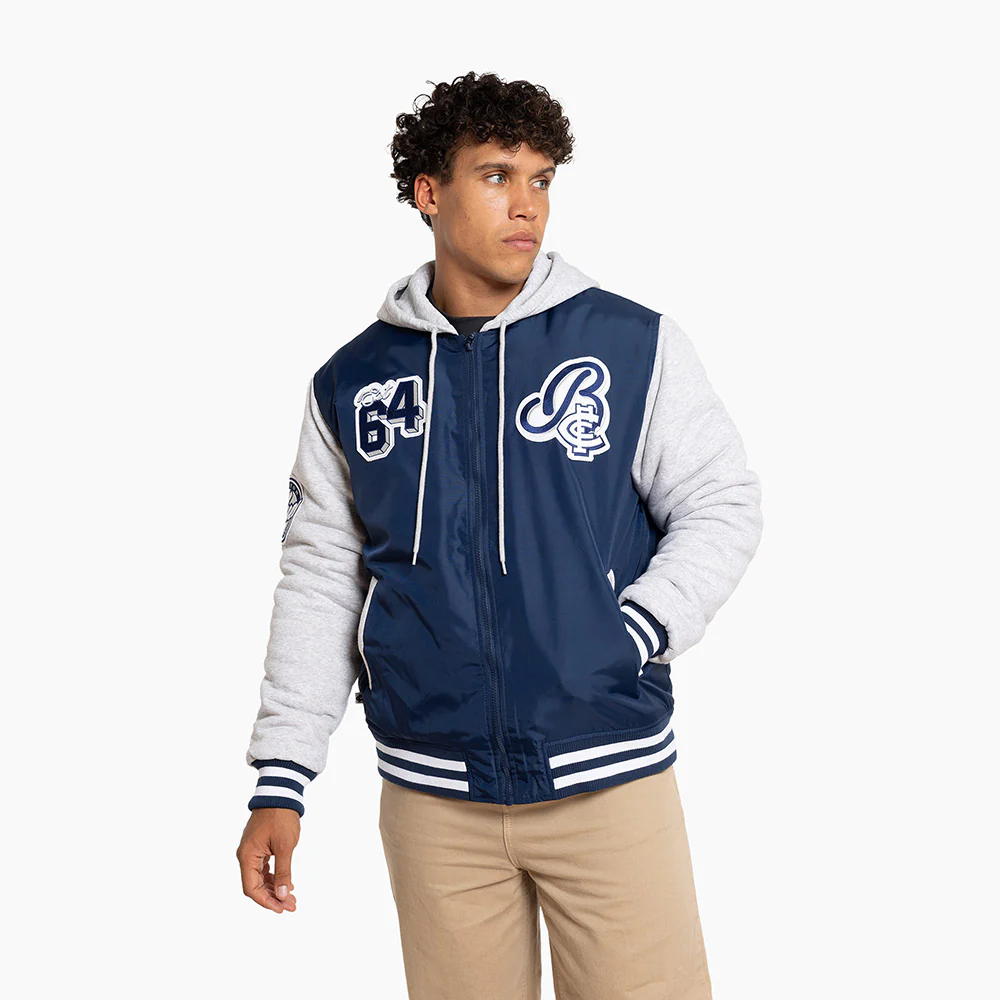 Carlton Adult Patchwork Bomber Jacket - Image 5