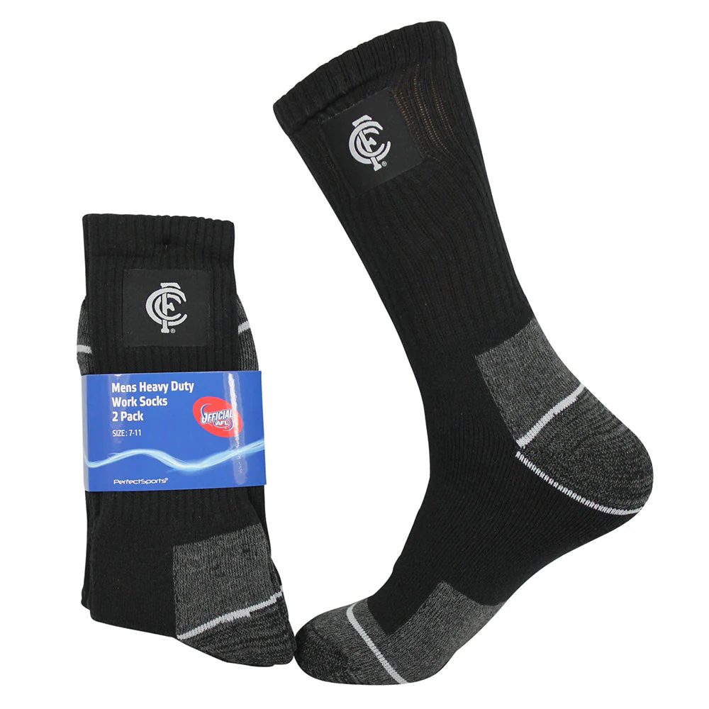 Carlton Black Work Socks 2-Pack - Image 2