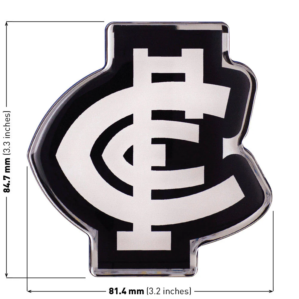 Carlton Chrome Logo Decal - Image 2