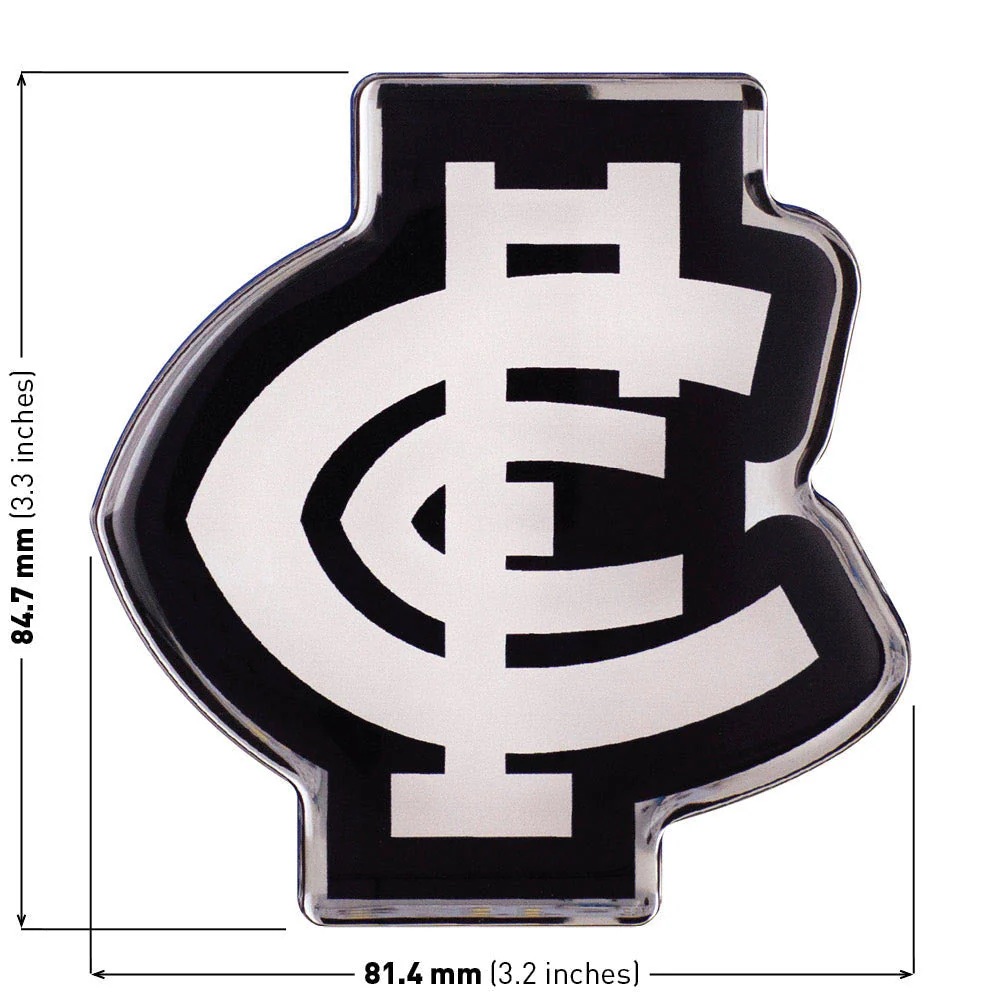 Carlton Chrome Logo Decal - Image 6