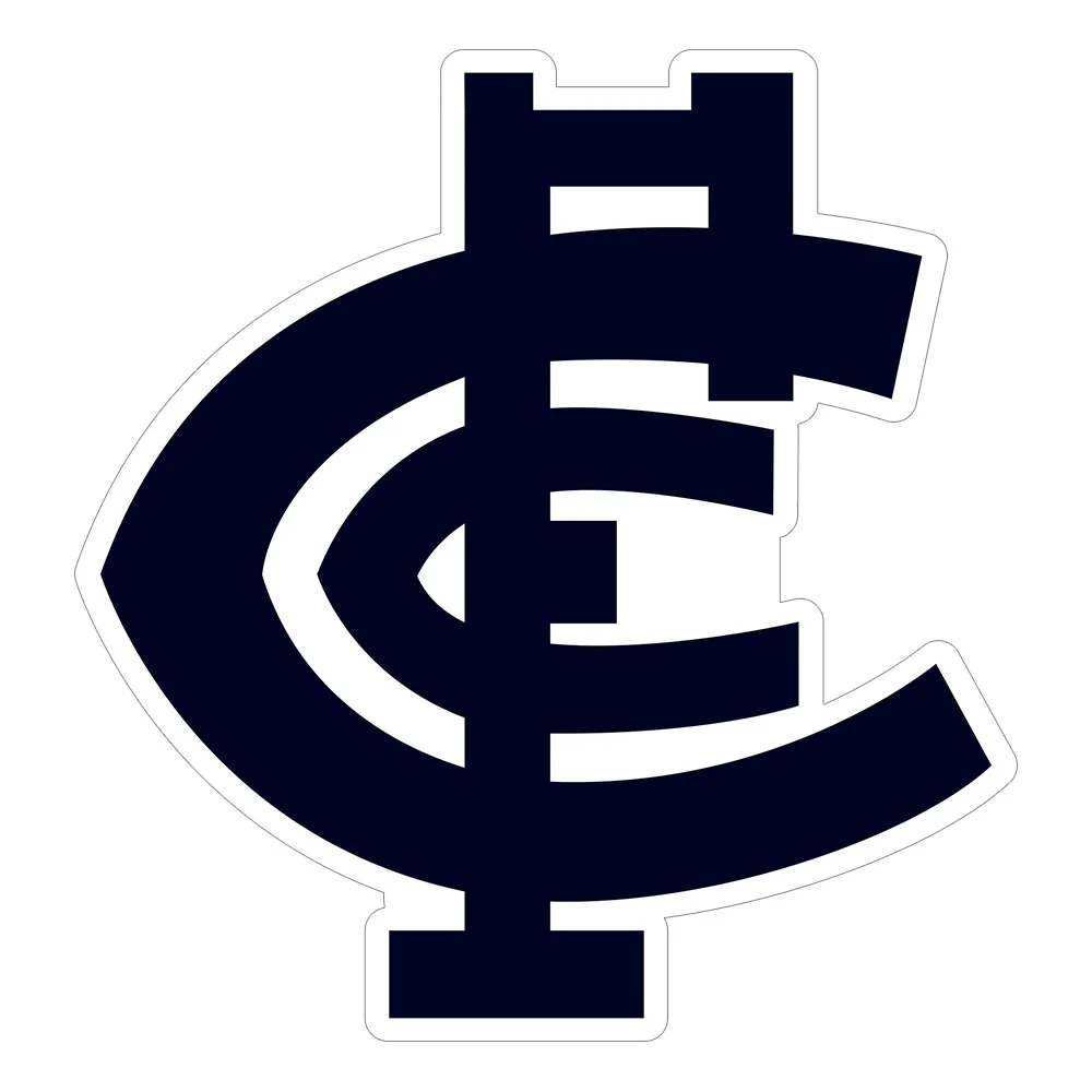 Carlton Die Cut Logo Sticker