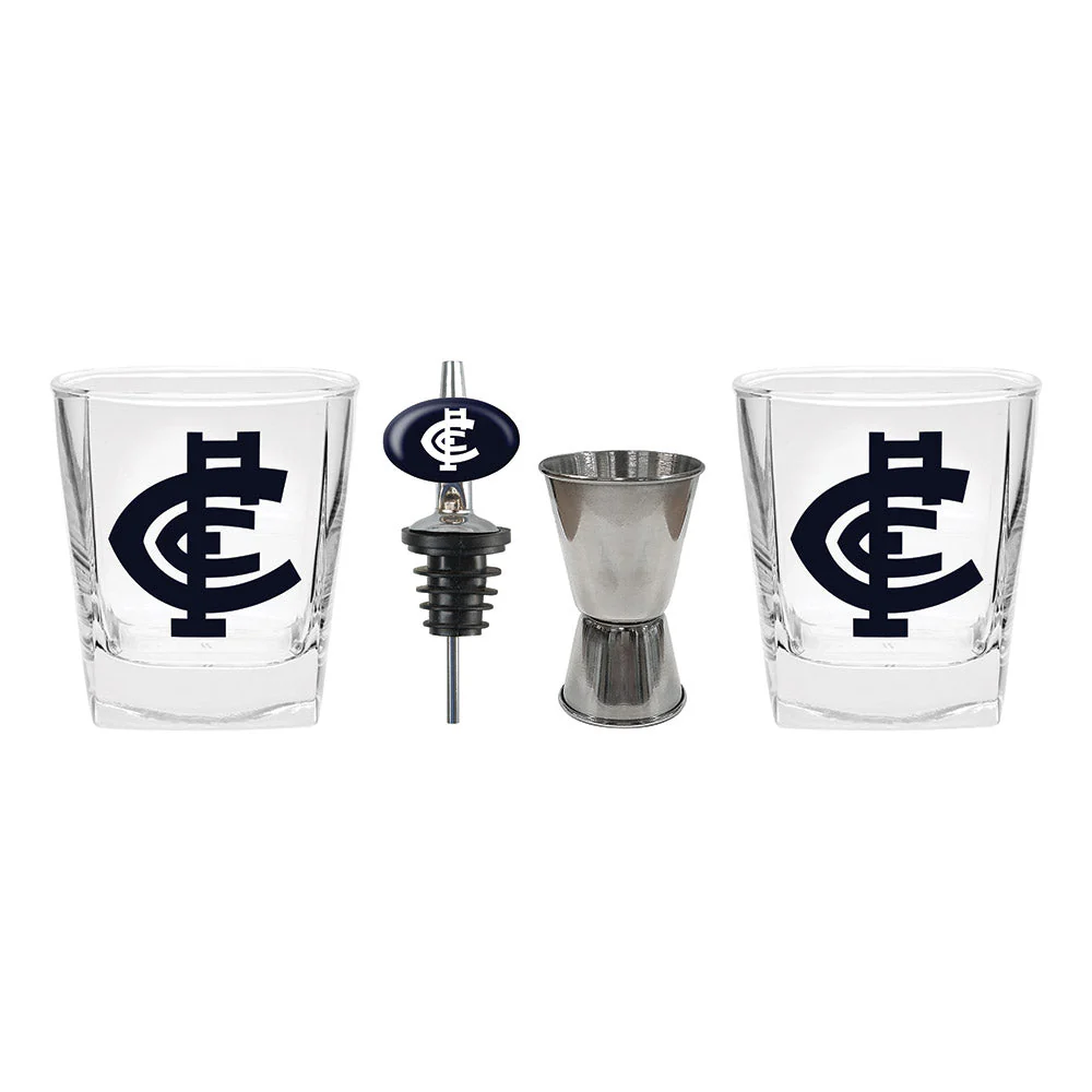 Carlton Glasses, Jigger & Pourer - Image 4