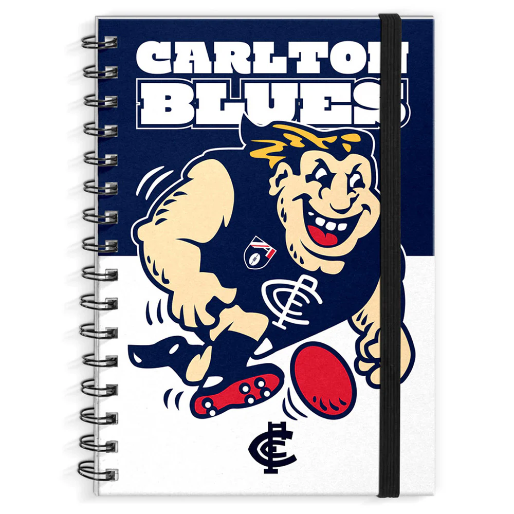Carlton Retro Mascot A4 Notebook - Image 2