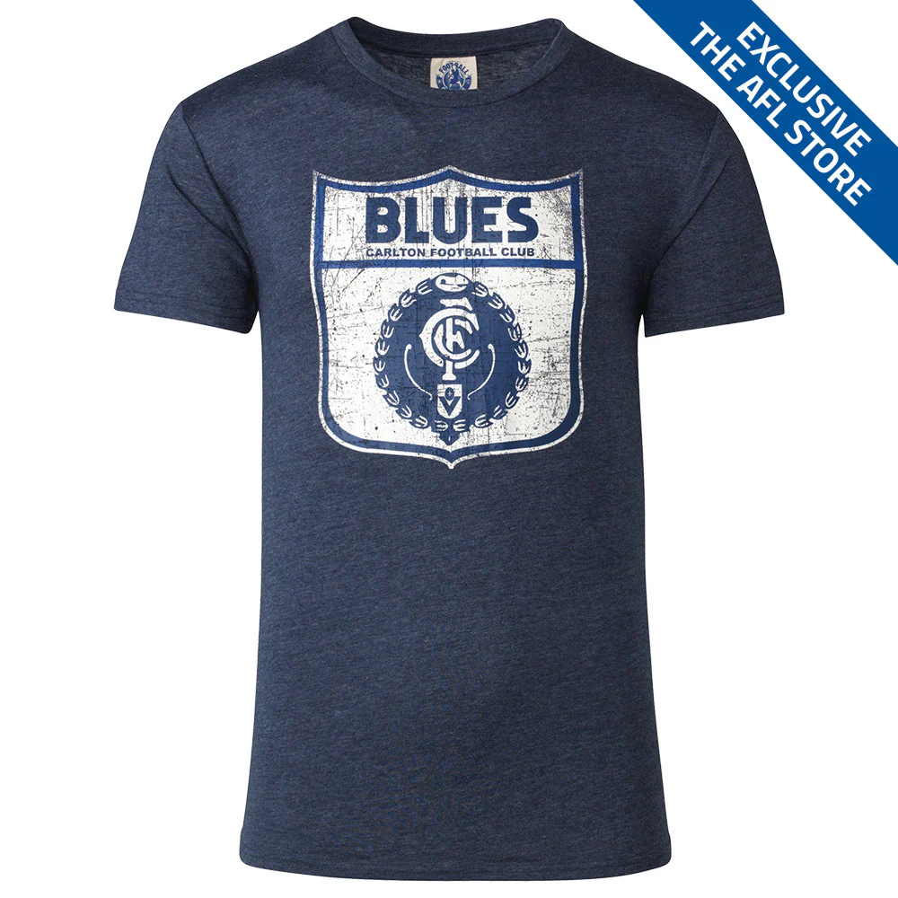 Carlton Mens Retro Shield Tee