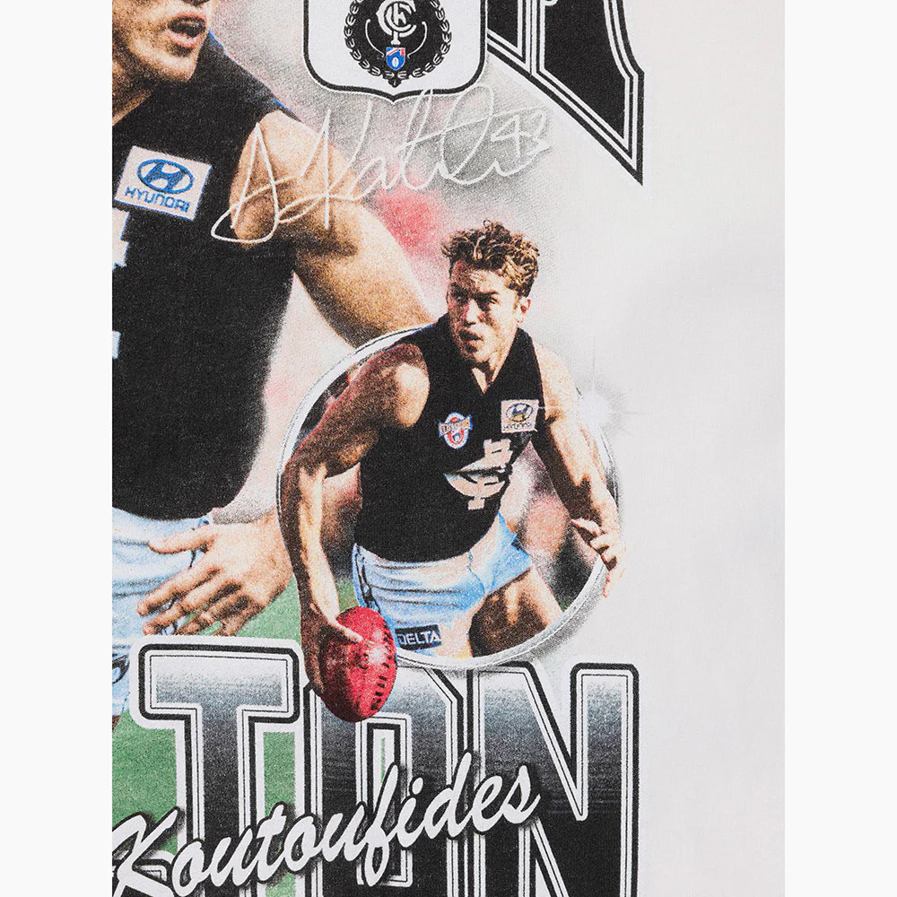 Carlton Mitchell & Ness Anthony Koutoufides Icon Series Tee - Image 6