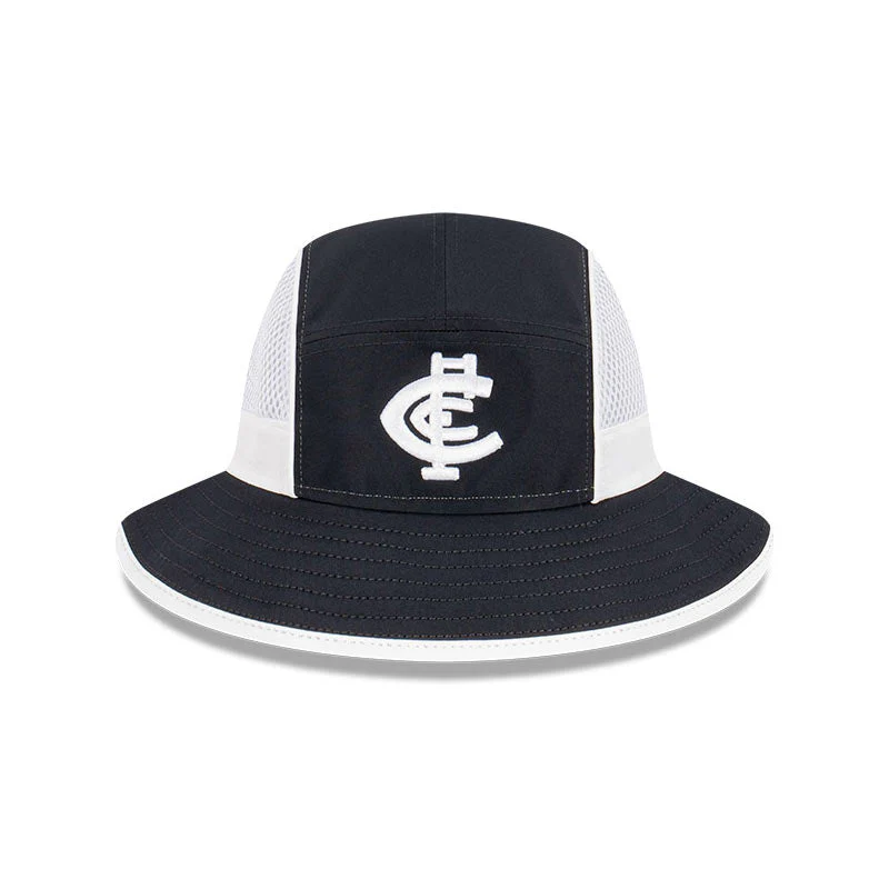 Carlton New Era 2023 Authentic Sports Bucket Hat - Image 8