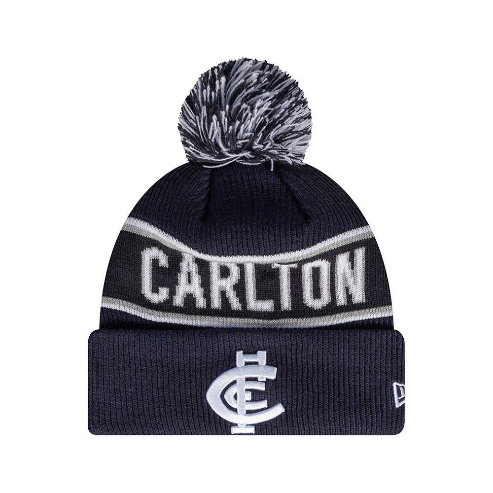 Carlton New Era 6-Dartcuff Beanie