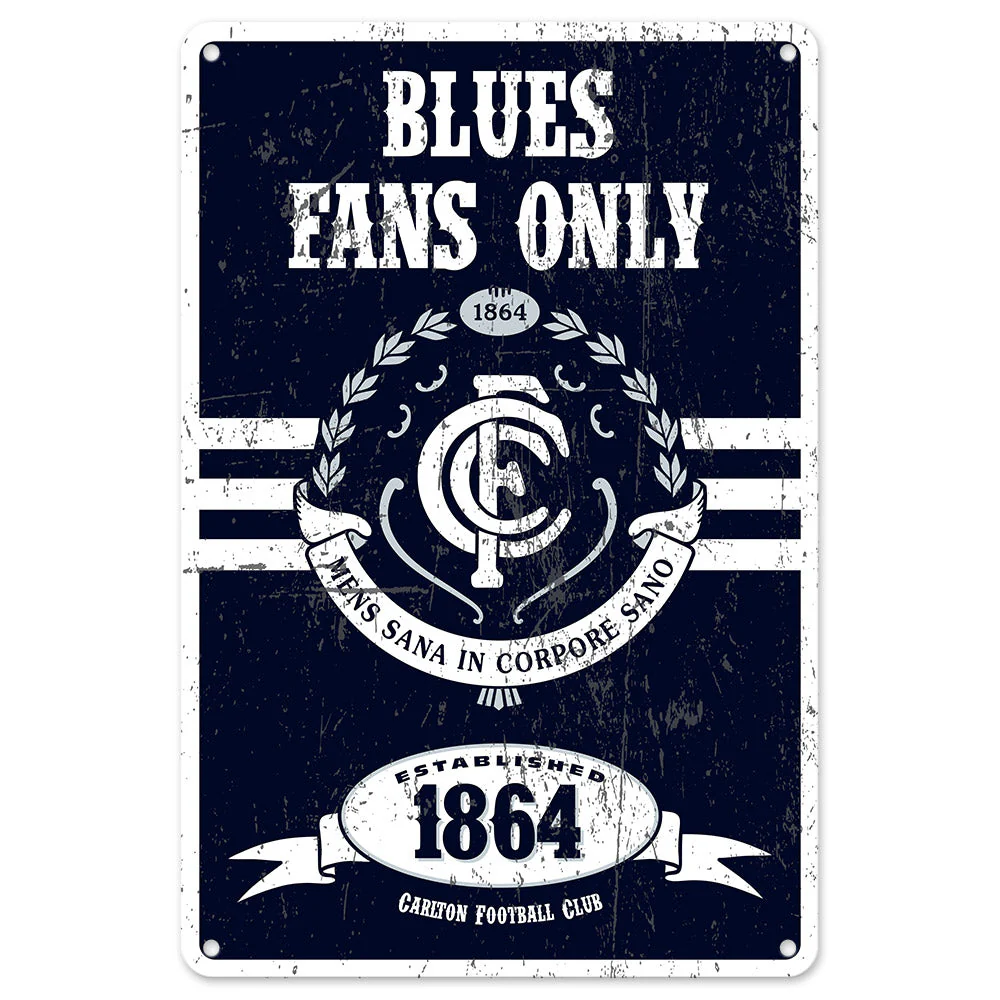 Carlton Retro Metal Sign - Image 2