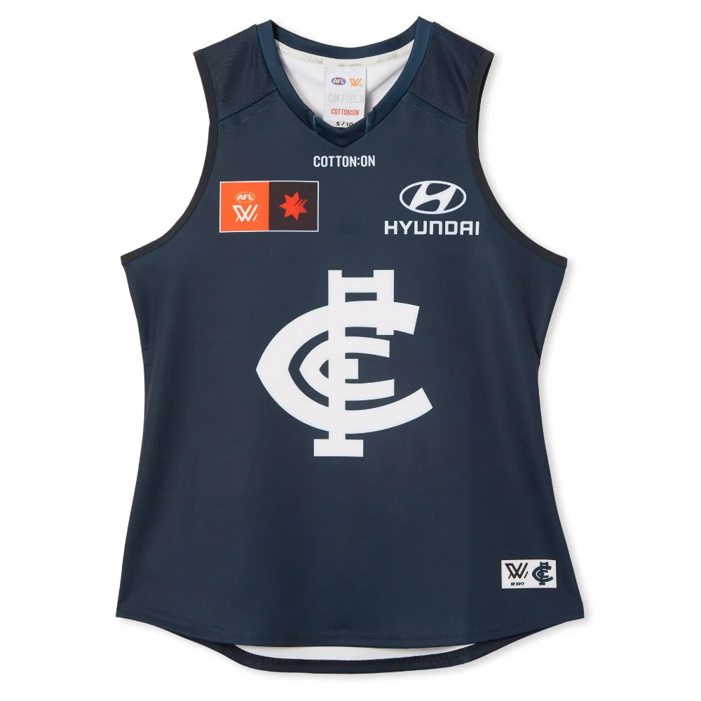Carlton Season 9 AFLW Authentic Home Guernsey
