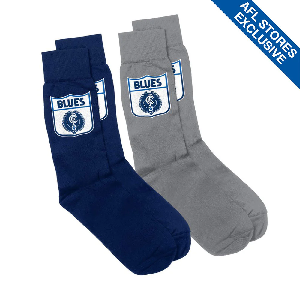 Carlton Twin Pack Retro Socks