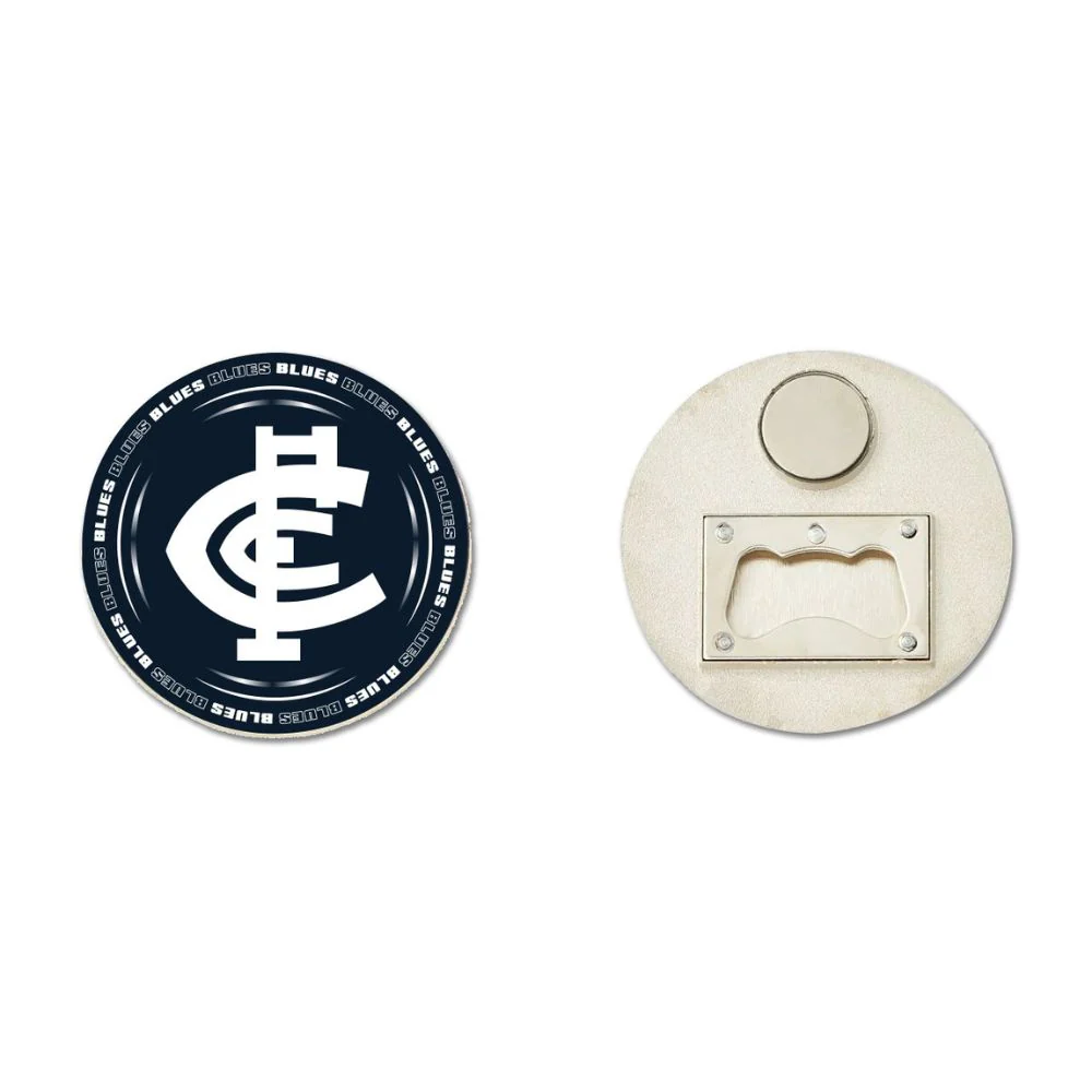Carlton Team Logo Bottle Opener Magnet