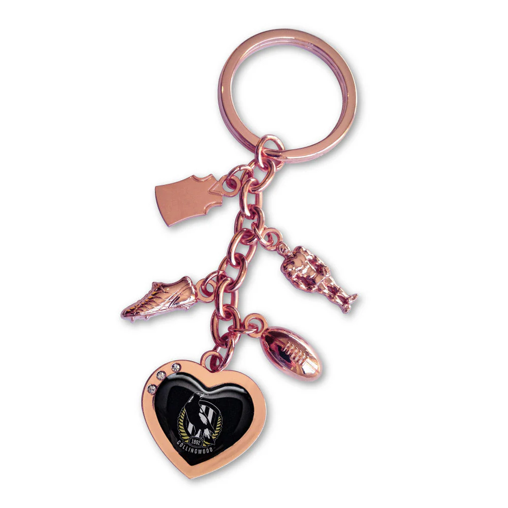 Collingwood Charm Keyring - Image 2
