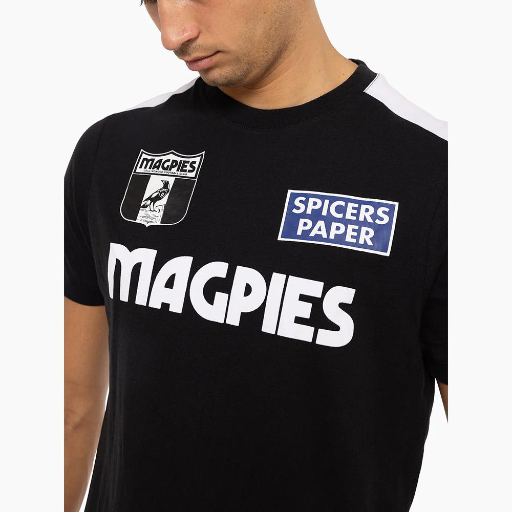 Collingwood Adult Throwback Tee - Image 4