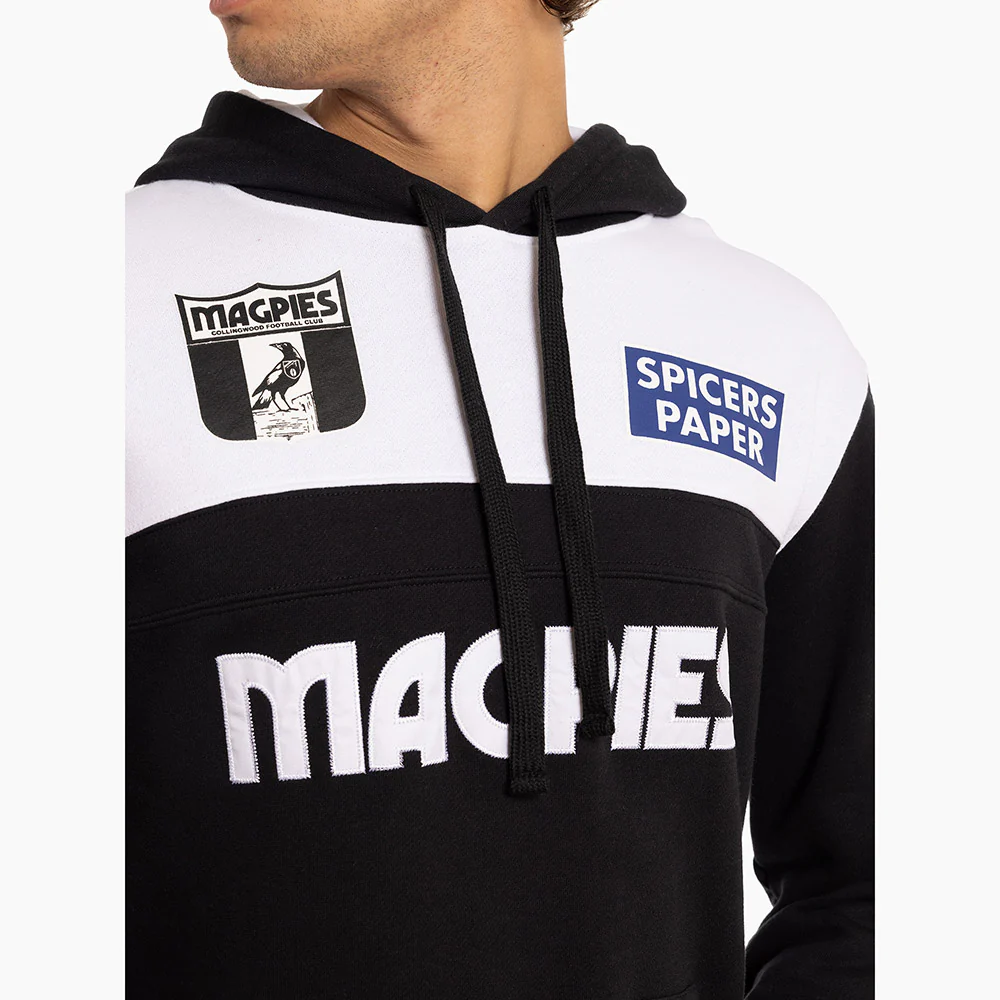 Collingwood Adult Throwback Hoodie - Image 4