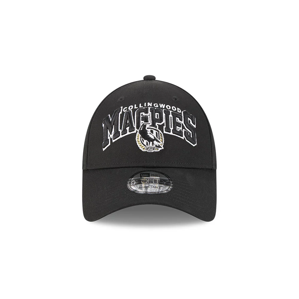 Collingwood Magpies 9forty Cs Logo Arch Cap - Image 3
