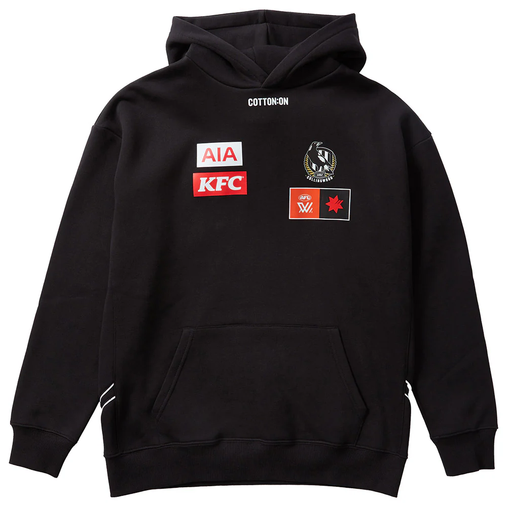 Collingwood Magpies AFLW S10 Fleece Hoodie