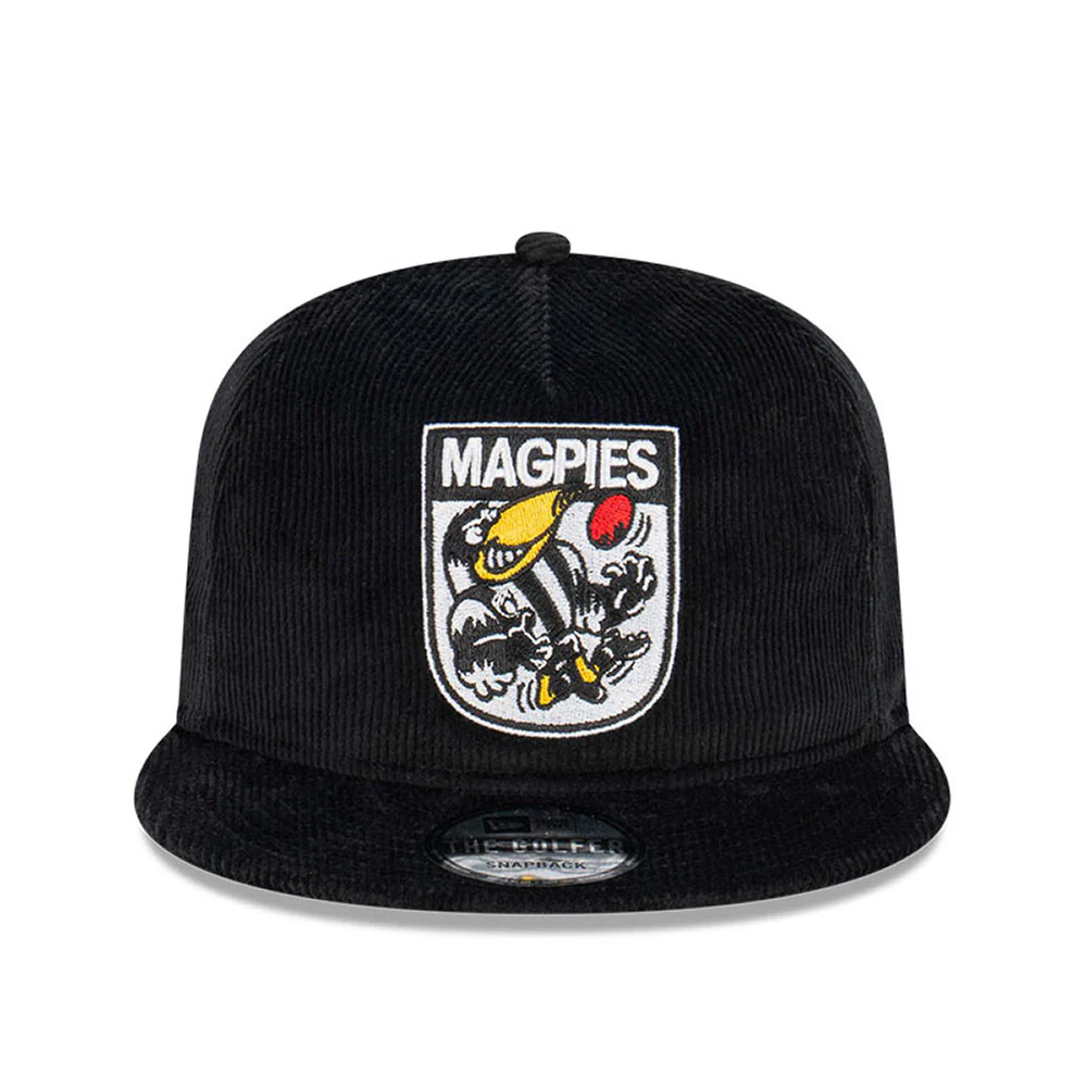 Collingwood New Era Mascot Corduroy Golfer Cap - Image 2