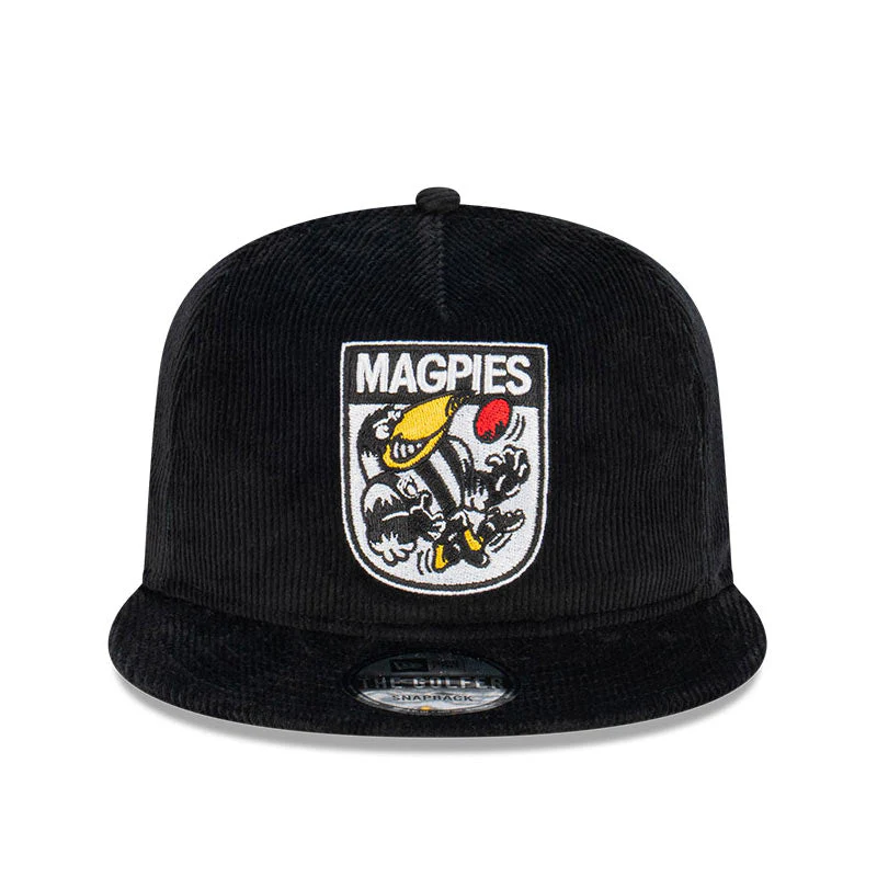 Collingwood New Era Mascot Corduroy Golfer Cap - Image 5
