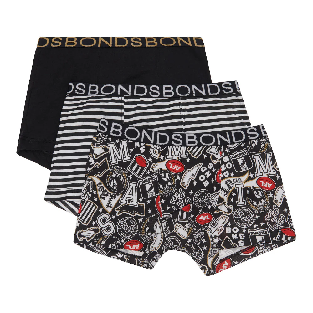 Collingwood Kids Trunk 3 Pack