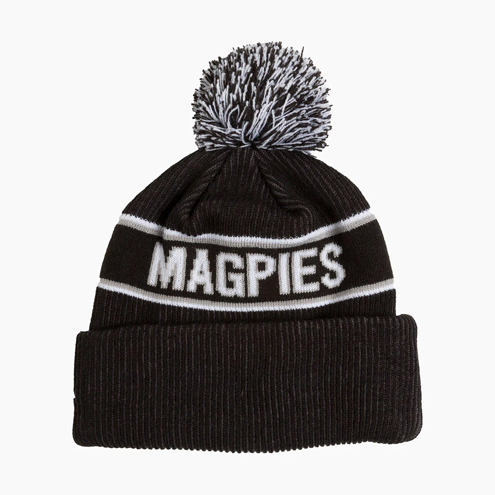 Collingwood New Era Wordmark Stripe Beanie - Image 2