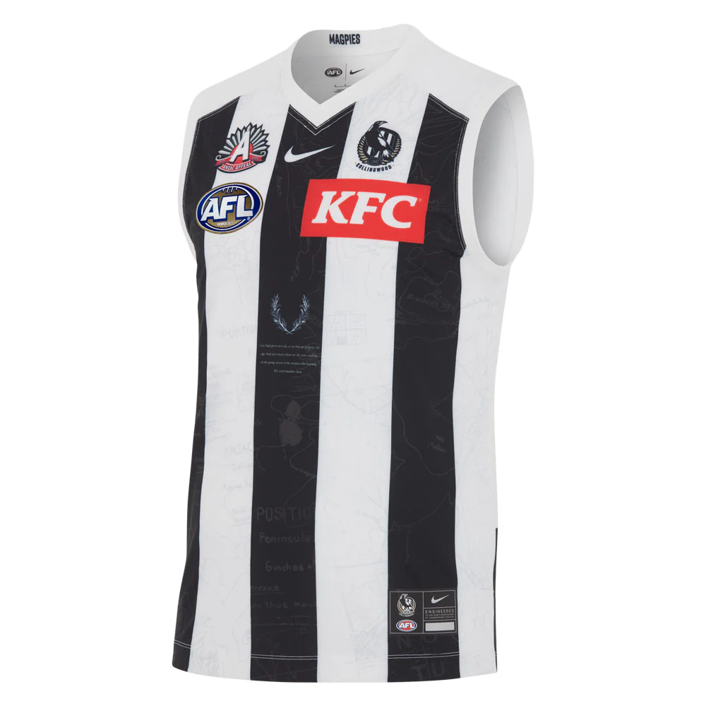 Collingwood 2024 Authentic Mens Anzac Guernsey