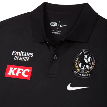 Collingwood 2024 Authentic Mens Team Polo - Image 7